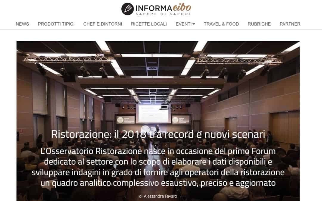 RISTORATORETOP su Informacibo.it | Ristorazione: il 2018 tra record e nuovi scenari
